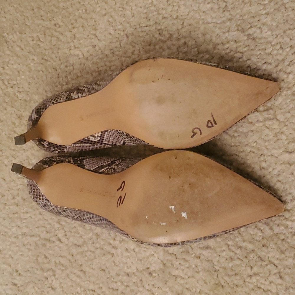 Snake Print Heels - Picture 4 of 4